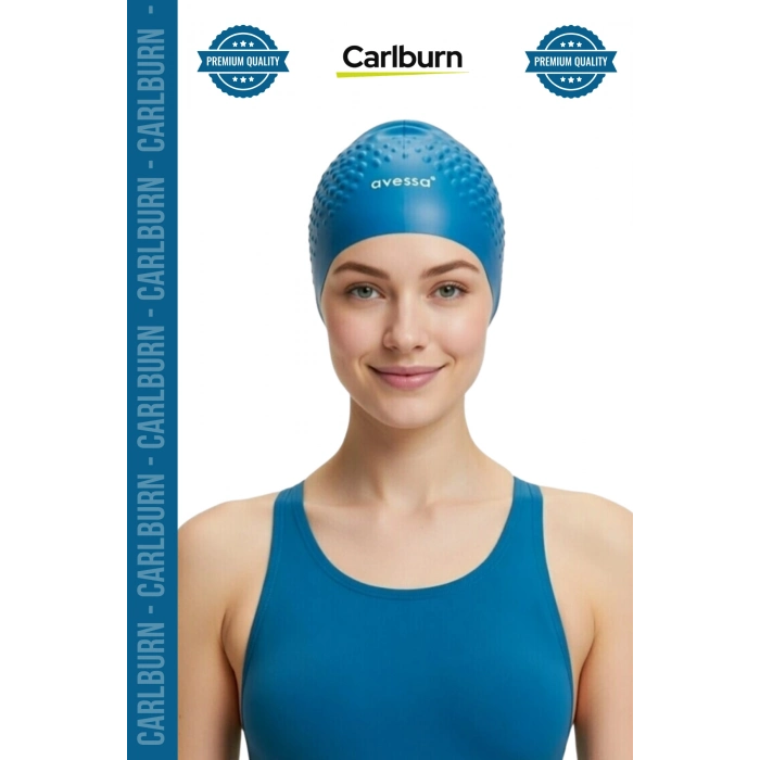 #Bone Kaymaz Su Geçirmez Sızdırmaz Silikon Yüzücü Elastik Yüzme Şapkası Havuz Deniz Uzun Saç Bonesi