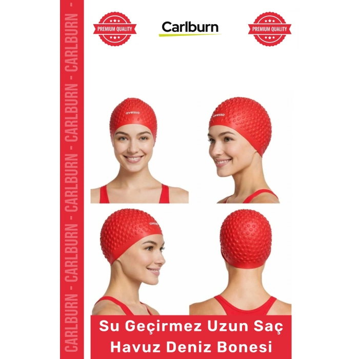 #Bone Kaymaz Su Geçirmez Sızdırmaz Silikon Yüzücü Elastik Yüzme Şapkası Havuz Deniz Uzun Saç Bonesi