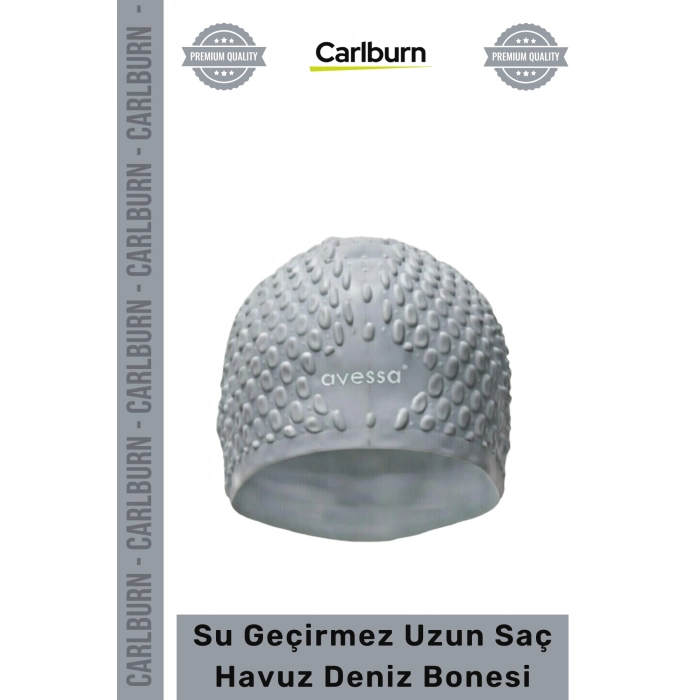 #Bone Kaymaz Su Geçirmez Sızdırmaz Silikon Yüzücü Elastik Yüzme Şapkası Havuz Deniz Uzun Saç Bonesi