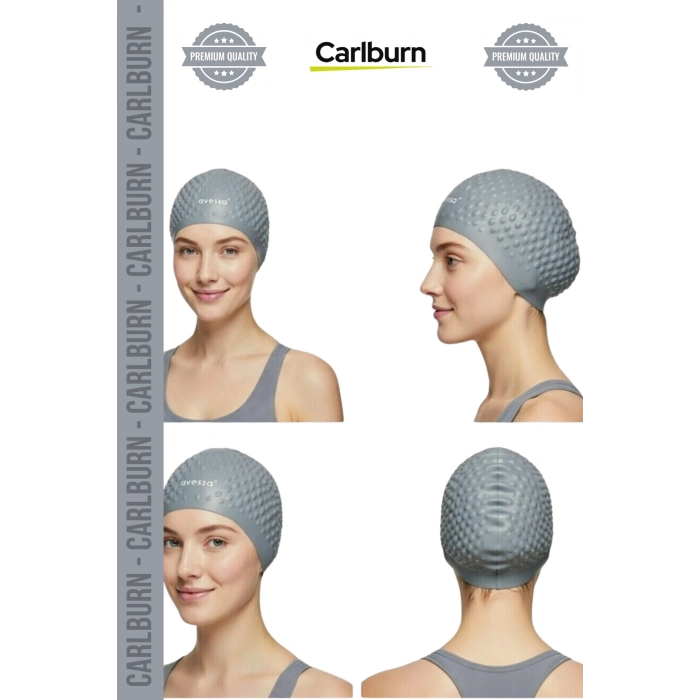 #Bone Kaymaz Su Geçirmez Sızdırmaz Silikon Yüzücü Elastik Yüzme Şapkası Havuz Deniz Uzun Saç Bonesi