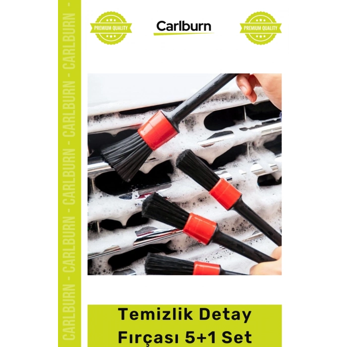 #DetayFırçası Farklı Boy Islak Kuru Otomobil Oto Araç Araba Klima Temizlik Detay Fırçası 5+1 Set