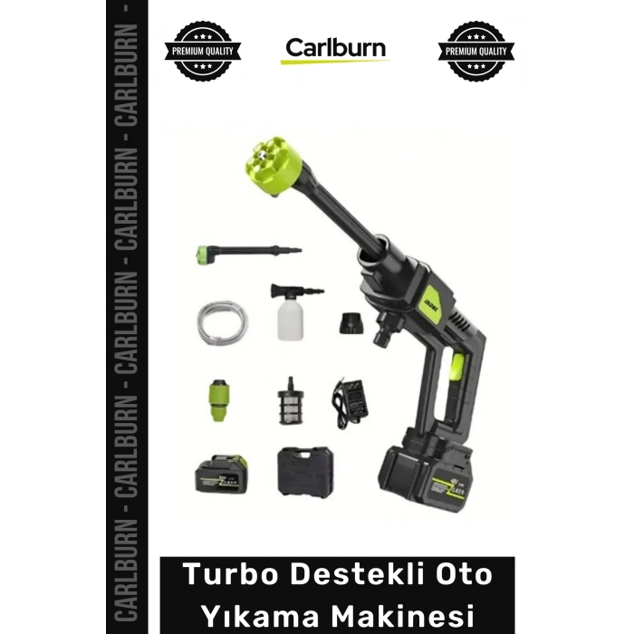 #OtoYıkama Şarjlı Kablosuz Yüksek Basınç Turbo Destekli Temizlik Performans Oto Yıkama Makinesi