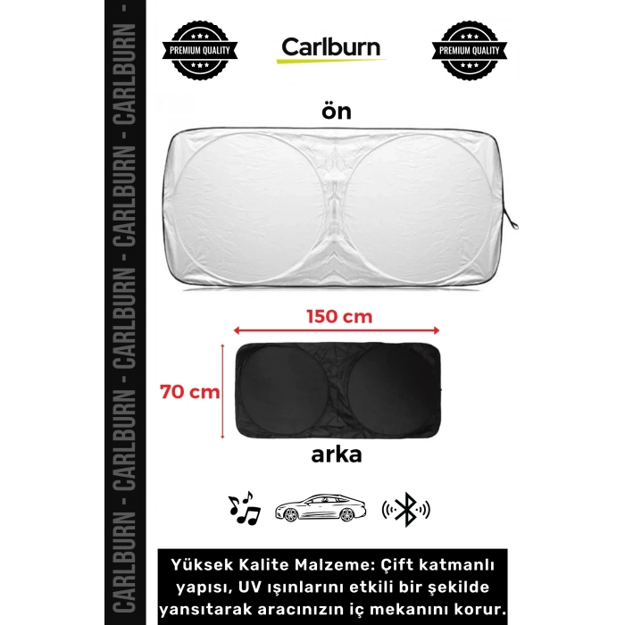 #OtoGüneşlik Katlanabilir Ön Cam Araba UV Koruma Maksimum Serinlik Sağlayan Evrensel Uyum Güneşlik