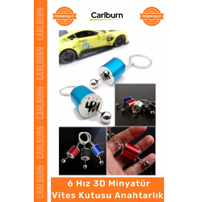 #Anahtarlık Şık Metal Vites Kutusu 6 Hız 3D Minyatür Araba Hediye Aksesuar Oto Vites Anahtarlık