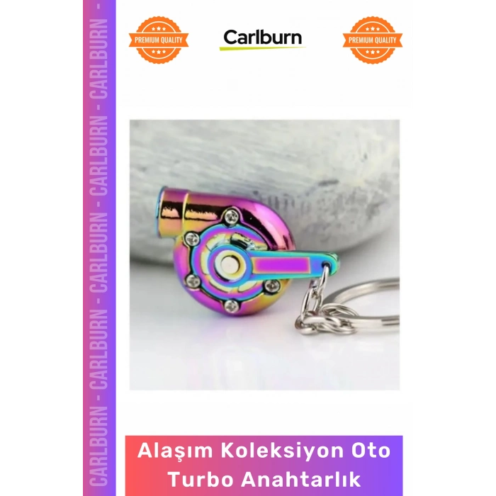 #Anahtarlık Havalı Görünüm Alaşım Koleksiyon Zarif Dekorasyon Hediye Dayanıklı Oto Turbo Anahtarlık