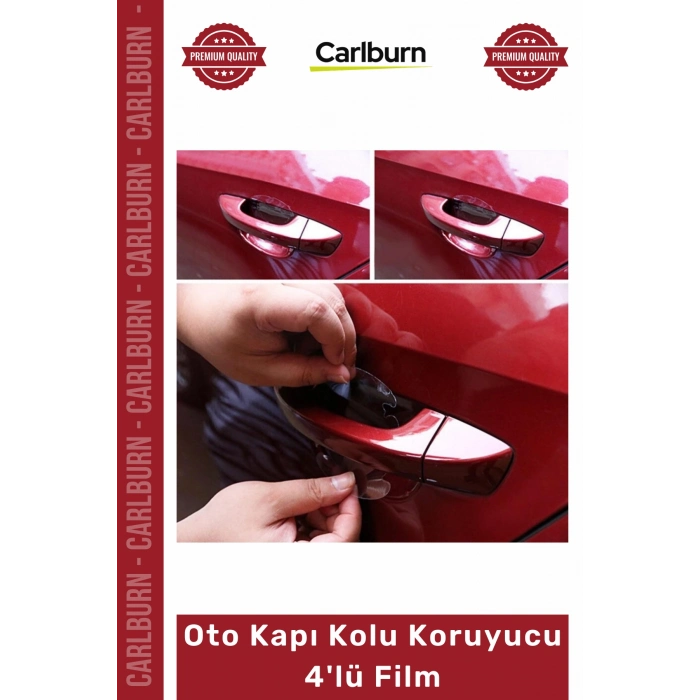 #Film Şeffaf Çizilmez Aşınma Koruma Araba Kapı Kolu Yuva Montaj Oto Kapı Kolu Koruyucu 4lü Film