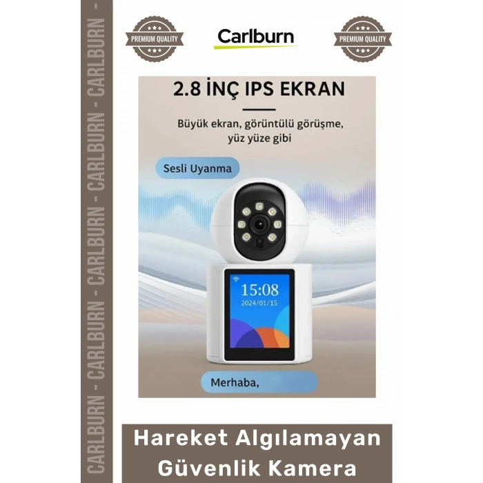 #Kamera Akıllı Ev 24 GHz WiFi 4MP Yüksek Çözünürlük Hareket Algılama Uzaktan Erişim Güvenlik Kamera