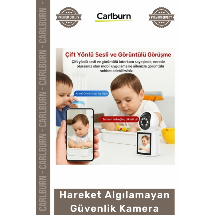 #Kamera Akıllı Ev 24 GHz WiFi 4MP Yüksek Çözünürlük Hareket Algılama Uzaktan Erişim Güvenlik Kamera