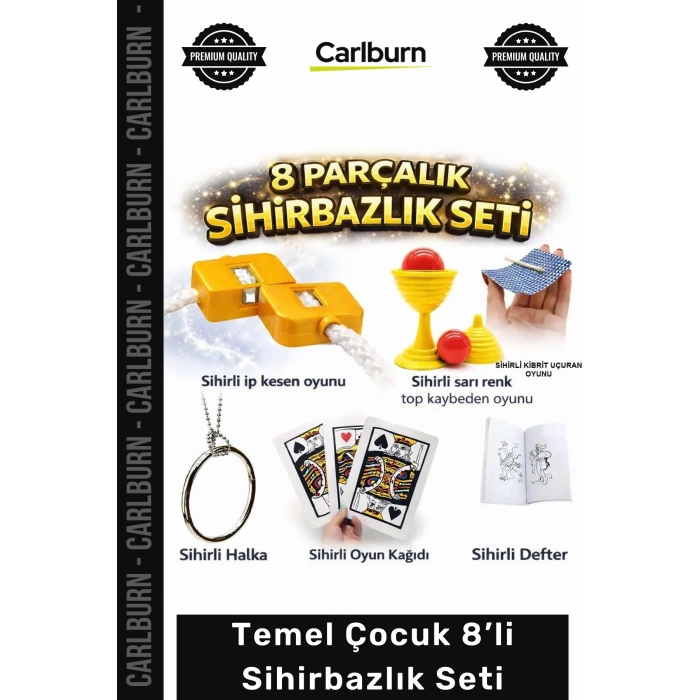 #Defter Eğlence Hobi Geliştiren Temel Çocuk 8’li Sihirbazlık Seti Kibrit Defter Sihirbazlık Seti
