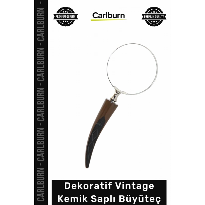 #Büyüteç Klasik Tasarım Dekoratif Vintage Optik Geniş Mercek Ergonomik Masaüstü Kemik Saplı Büyüteç