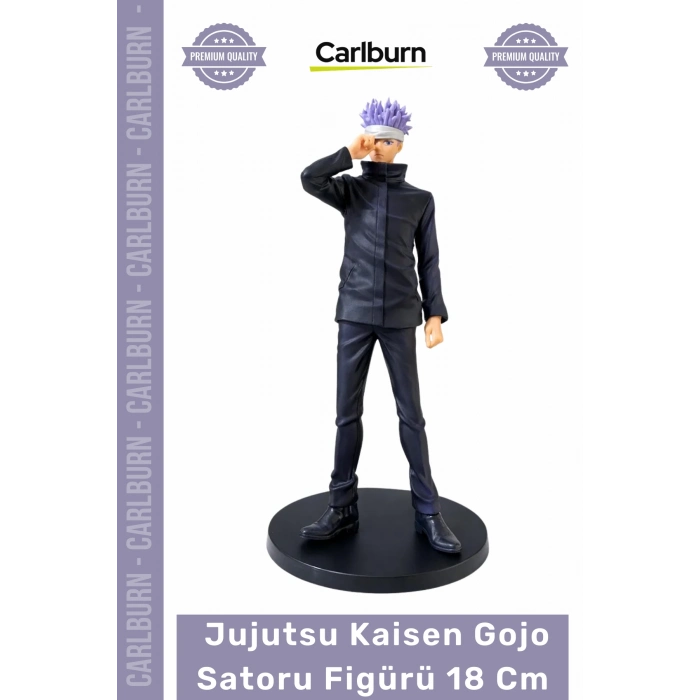 Özel Üretim Koleksiyonluk Detaylı Tasarım Dekoratif Anime Jujutsu Kaisen Gojo Satoru Figürü 18 Cm