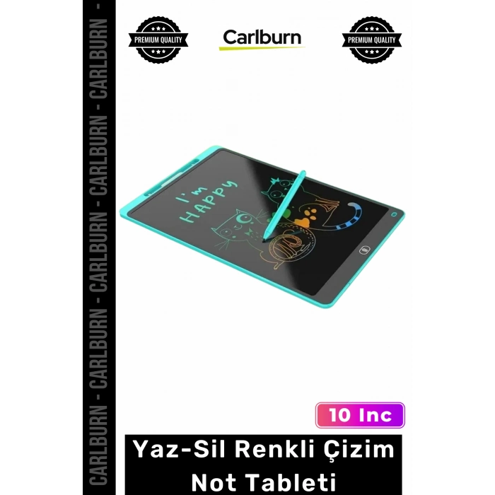 #Tablet 10 İnç LCD Ekran Göz Koruma Yaratıcılık Geliştirme Çocuklar İçin Eğitici Renkli Çizim Tablet