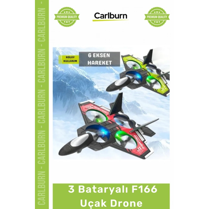 #Drone EPP Köpük Fırçasız Motor Stabil Uçuş Dayanıklı Yeni Başlayanlar 3 Bataryalı F166 Uçak Drone