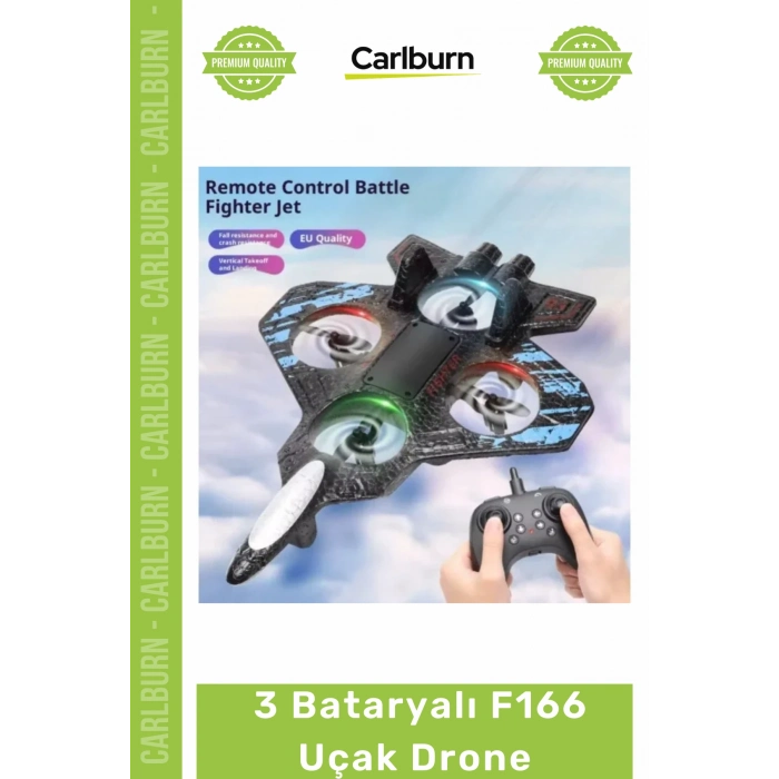 #Drone EPP Köpük Fırçasız Motor Stabil Uçuş Dayanıklı Yeni Başlayanlar 3 Bataryalı F166 Uçak Drone