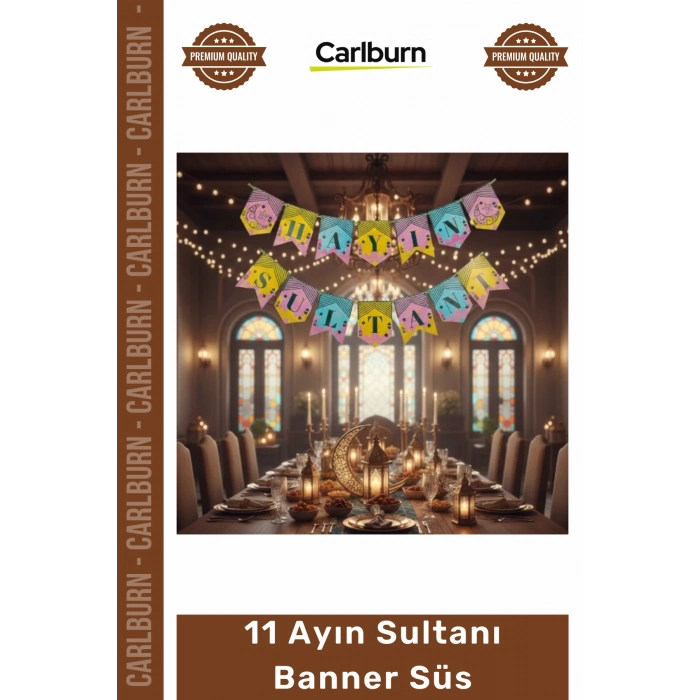 #Ramazan Ayı Manevi Atmosfer Ev İş Yeri Dekoratif Ramazan Banner Süs 11 Ayın Sultanı