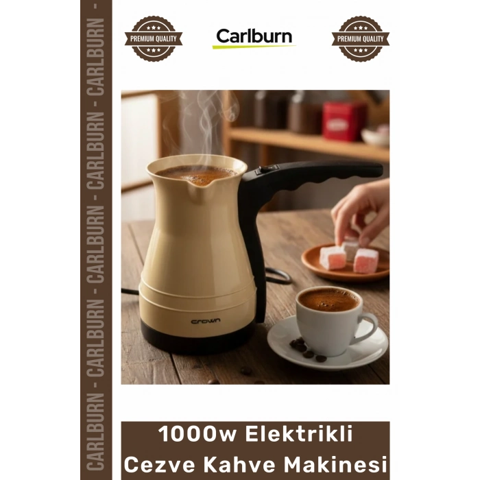 #Premium Pratik Hızlı Güçlü 1000W Türk Kahvesi Dayanıklı Kompakt Elektrikli Cezve Kahve Makinesi