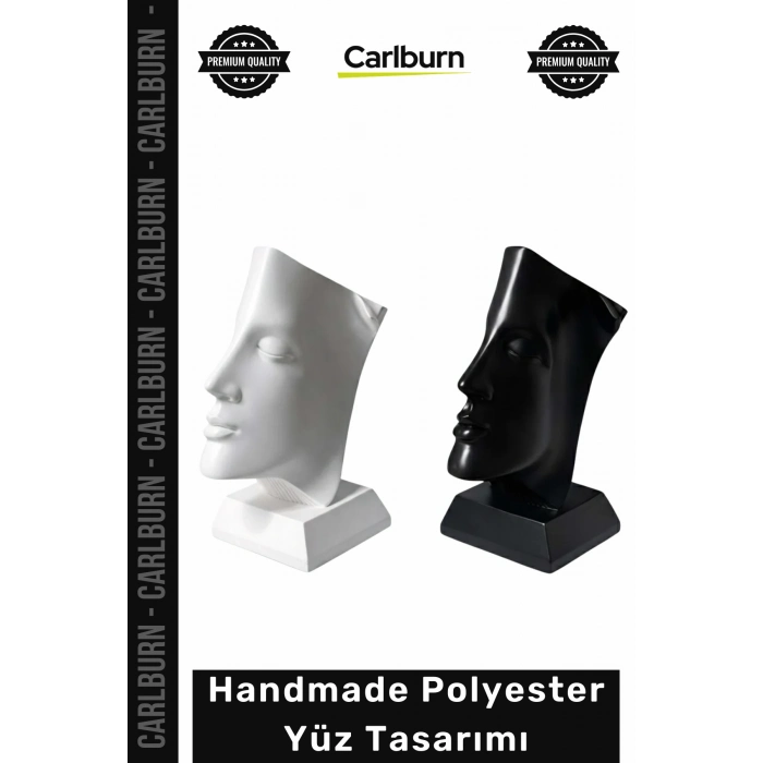 #Heykel Modern Estetik Sanatsal Soyut Minimalist Ev Ofis Heykel Dekoratif Polyester Yüz Tasarımı