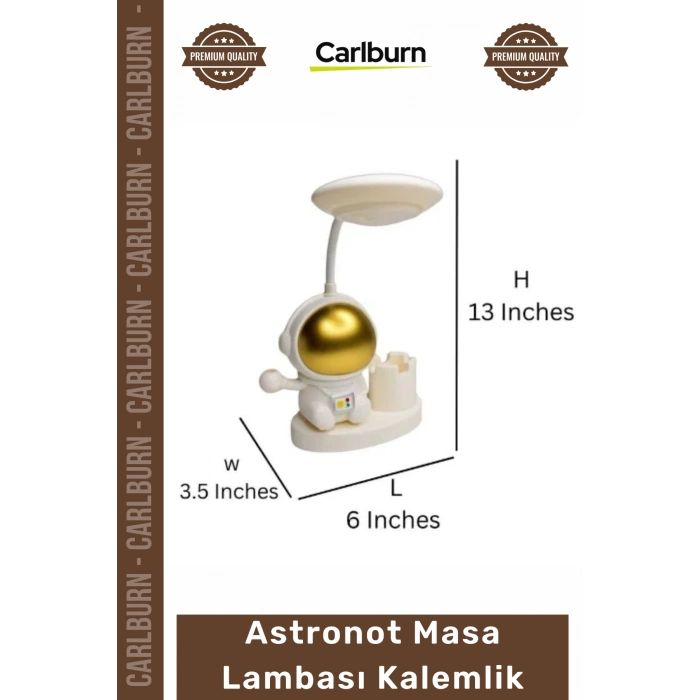 #Kalemlik Çocuk Odası Çalışma Masası Aydınlatma Düzen Kalemlik Astronot Masa Lambası Kalemlik