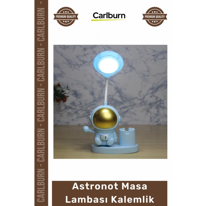 #Kalemlik Çocuk Odası Çalışma Masası Aydınlatma Düzen Kalemlik Astronot Masa Lambası Kalemlik