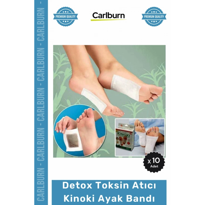 Özel Üretim Kinoki Ayak Bandı Vücut Detoksu Sağlık Ağır Metal Detox Bandı Toksin Atıcı 10 Adet