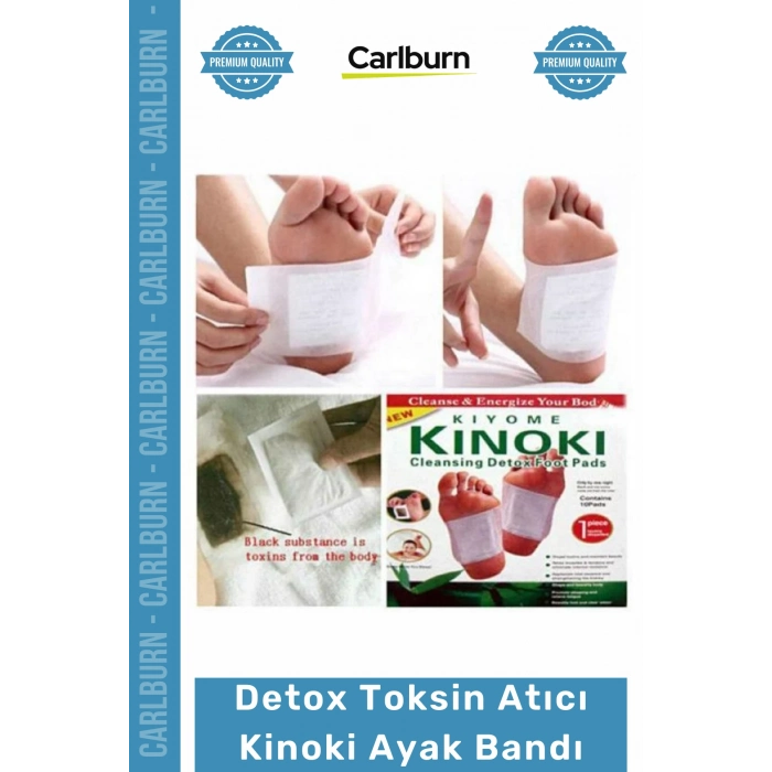 Özel Üretim Kinoki Ayak Bandı Vücut Detoksu Sağlık Ağır Metal Detox Bandı Toksin Atıcı 10 Adet
