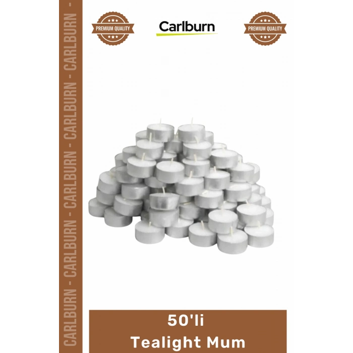 #Mum Özel Gün Romantik Dekoratif Çeşitli Renklerde Uzun Yanma Süreli Hoş Aydınlık 50li Tealight Mum