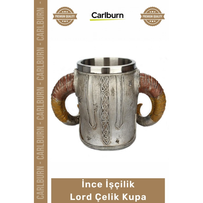 #Kupa Paslanmaz Çelik Dayanıklı Çay Kahve Su Bardak Uzun Ömürlü İnce İşçilik Lord Çelik Kupa