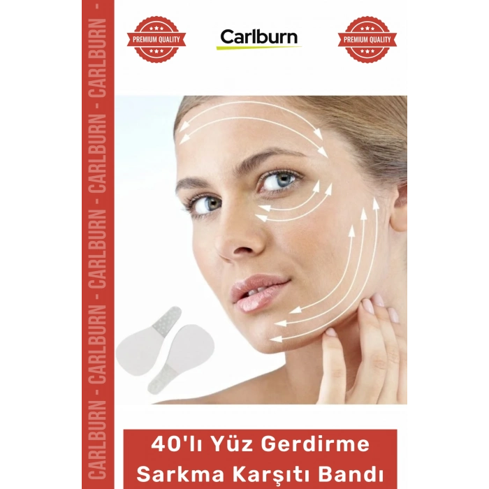 #GerdirmeBandı Hipoalerjenik Lastikli Kırışıklık Giderici Sıkılaştırıcı Sarkma Karşıtı - 40 Adet