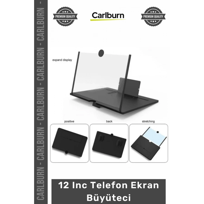 Özel Üretim Şeffaf Taşınabilir 12 İnç Büyük Ekran Göz Korumalı Katlanabilir Telefon Ekran Büyüteci