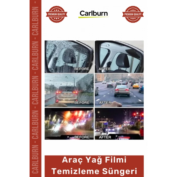 Özel Üretim Oto Cam Ayna Yağmur Kir Buğu Sis Giderici Net Görüş Araç Yağ Filmi Temizleme Süngeri