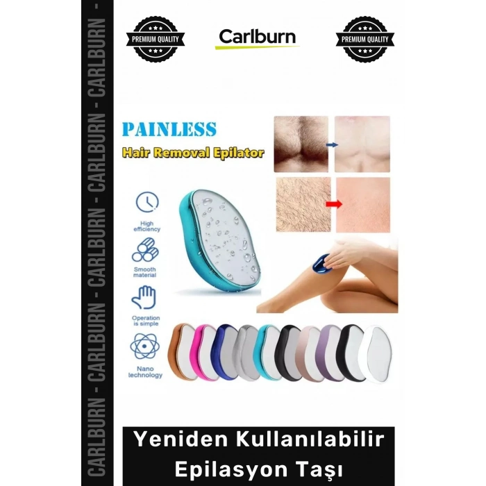 #Taş Ağrısız Nano Kristal Fiziksel Hijyenik Kişisel Bakım Yeniden Kullanılabilir Epilasyon Taşı