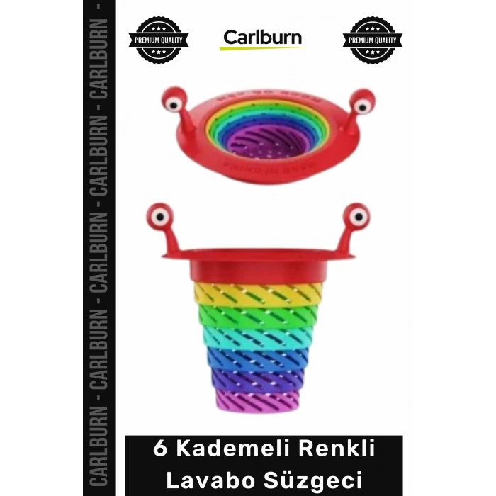 #Süzgeç Lavabo Tıkanıklık Önleyici Hijyenik Dayanıklı Temizlik Renkli 6 Kademeli Lavabo Süzgeci