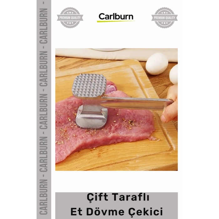 Özel Üretim Yüksek Kalite Alüminyum Narin Etler Mutfak Profesyonel Et Dövme Çekici Çift Taraflı