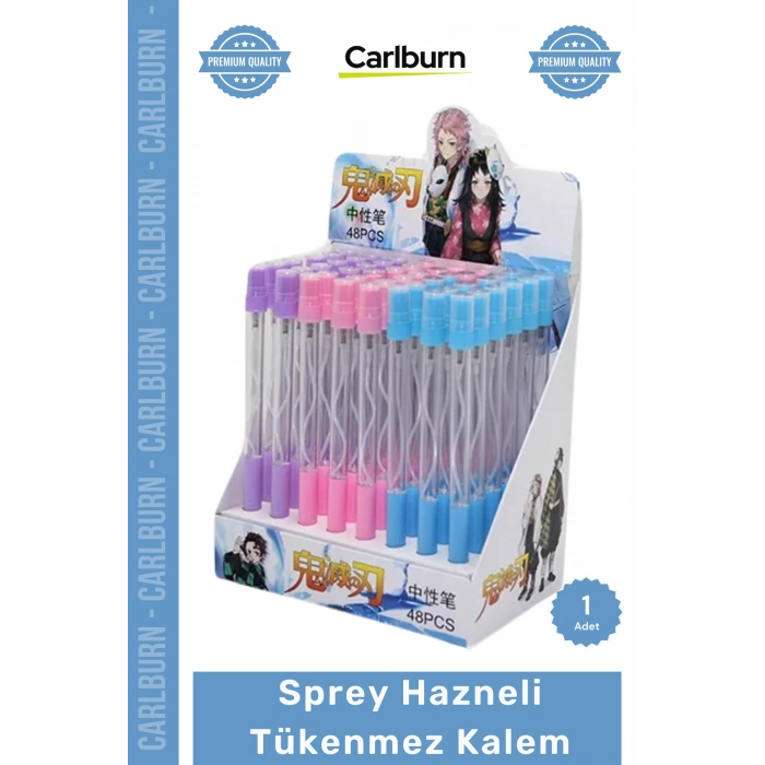 Özel Üretim Hijyenik Dezenfektan Kolonya Hazneli Okul Ofis Şık Tasarım Sprey Hazneli Tükenmez Kalem