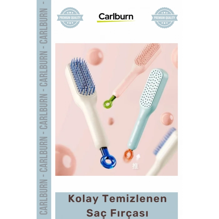 #SaçFırçası Kendinden Temizlenen Ergonomik Pratik Şık Profesyonel Yeni Kolay Temizlenen Saç Fırçası