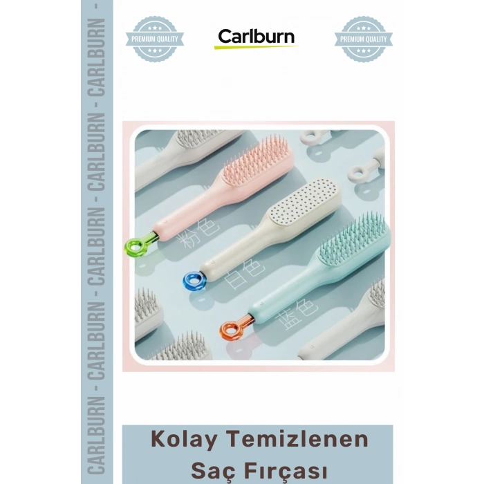 #SaçFırçası Kendinden Temizlenen Ergonomik Pratik Şık Profesyonel Yeni Kolay Temizlenen Saç Fırçası