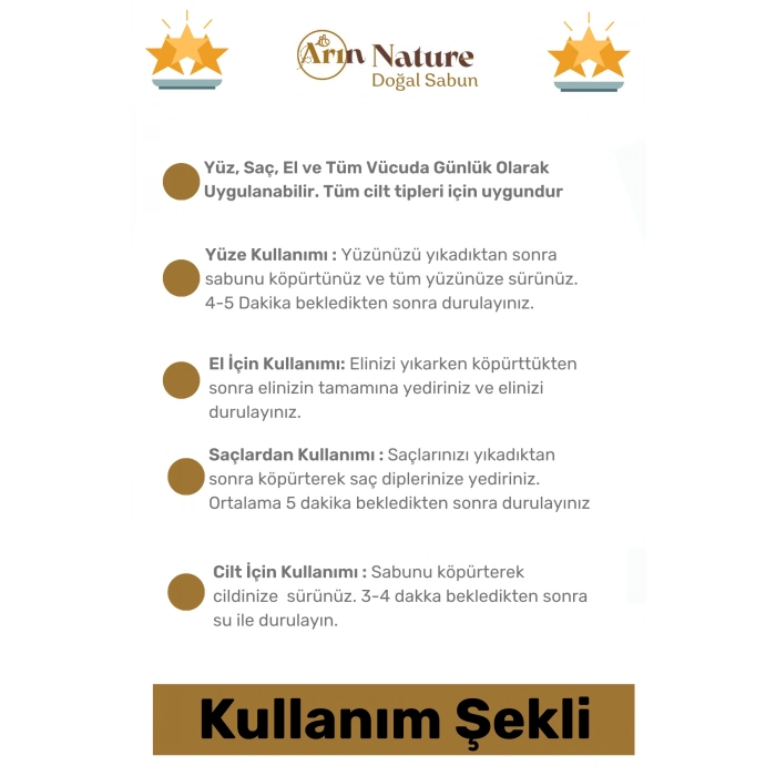 #sabun %100 Doğal Güzel Kokulu El Yüz Saç Cilt Vücut Orijinal Bitkisel Halep Sabunu 120g - 1 Adet