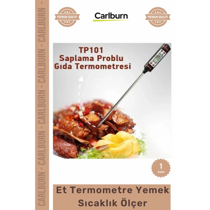 Özel Üretim Dijital Hassas Prob Paslanmaz Çelik Gıda Süt Mama Et Termometre Yemek Sıcaklık Ölçer