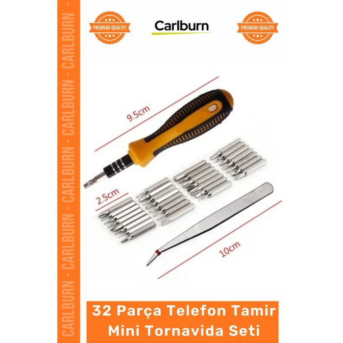 #Tornavida Profesyonel Hassas Elektronik Laptop Saat 32 Parça Telefon Tamir Mini Tornavida Seti
