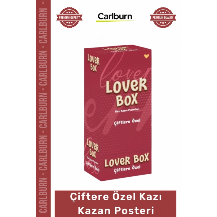 Özel Üretim 100 Görevli Lover Box Sevgili Hediyesi İnteraktif Macera Çiftere Özel Kazı Kazan Posteri