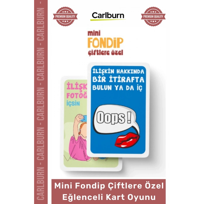 Özel Üretim Sevgiliye Romantik Yetişkin İnteraktif Mini Fondip Çiftlere Özel Eğlenceli Kart Oyunu