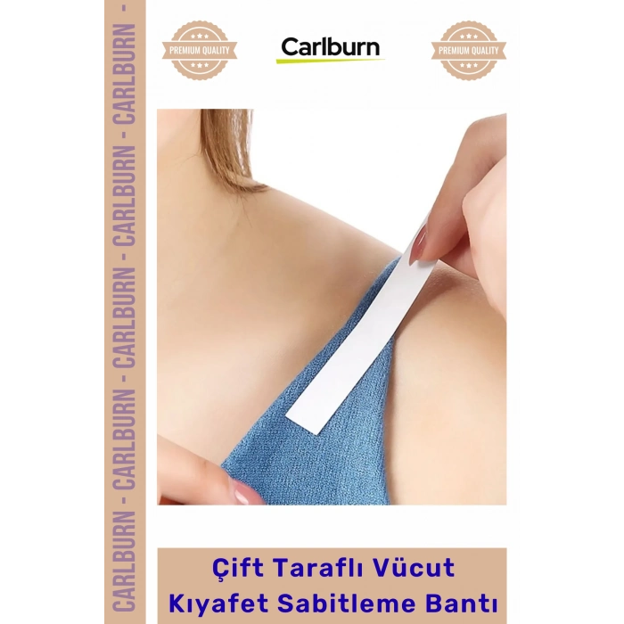 Premium Şeffaf Dekolte Abiye Gelinlik Elbise Güçlü Çift Taraflı Vücut Kıyafet Sabitleme Bantı 36lı