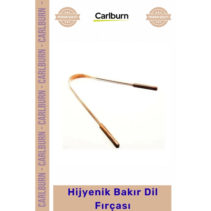 Özel Üretim Dil Sıyırıcı Bakır Oil Pulling Ağız Kokusu Plak Temizleyici Hijyenik Bakır Dil Fırçası