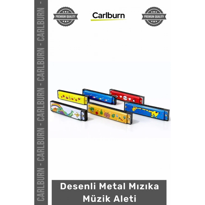Özel Üretim Dayanıklı Müzik Aleti Eğitici Çocuk Hediye Kompakt Ergonomik Hafif Desenli Metal Mızıka