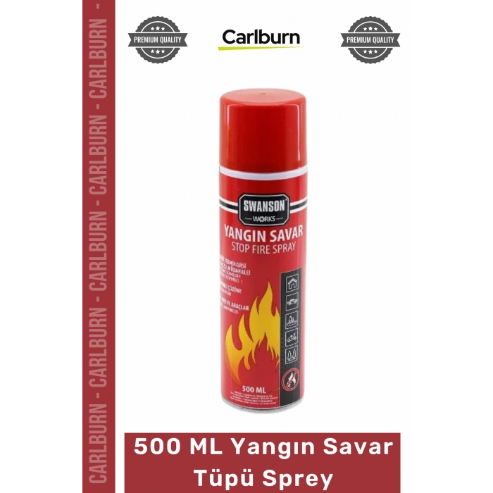 #YangınTüpü 500ml Stop Fire Araç Ev Ofis Tipi Taşınabilir Güvenli Söndürücü Yangın Savar Tüpü Sprey