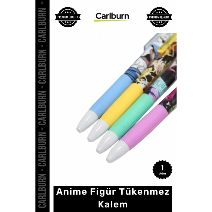 Özel Üretim Anime Severler Koleksiyonluk Model 3 Okul Ofis Kırtasiye Şık Anime Figür Tükenmez Kalem