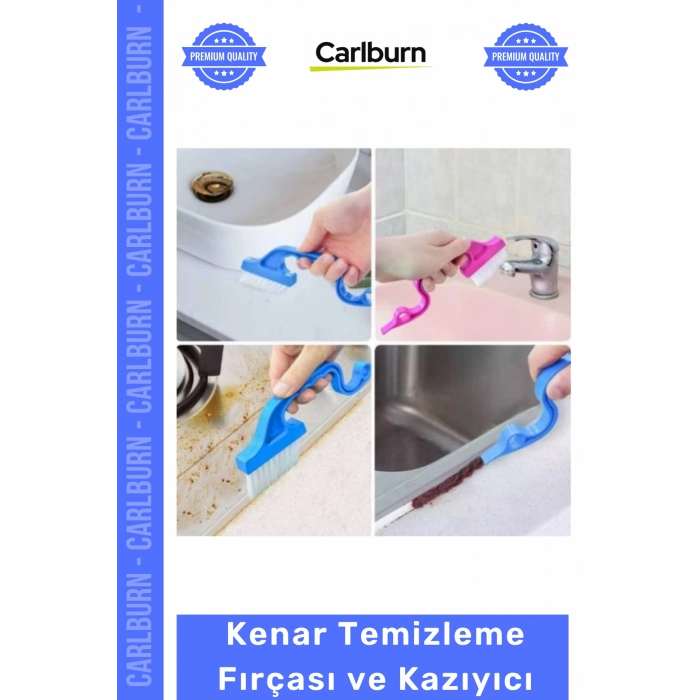 Özel Üretim Kapı Pencere Oluğu Dar Alan Pratik Asılabilir Saplı Kenar Temizleme Fırçası Kazıyıcı