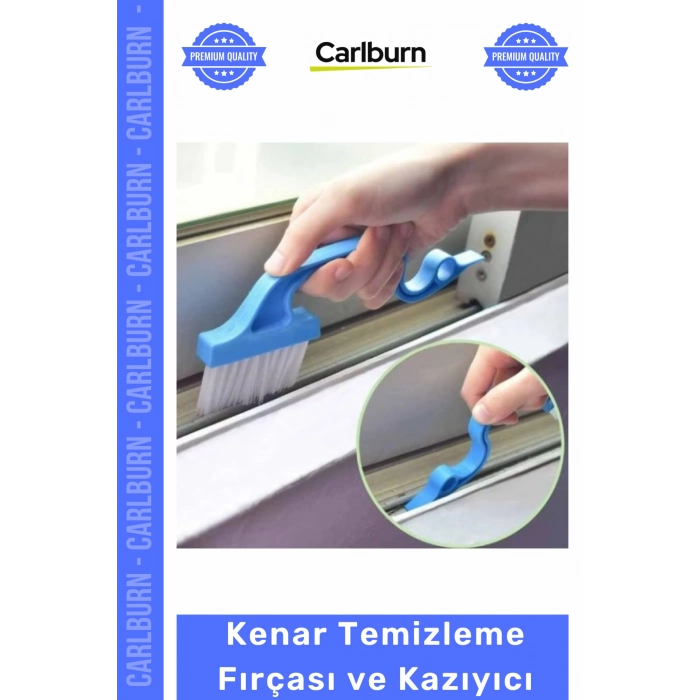 Özel Üretim Kapı Pencere Oluğu Dar Alan Pratik Asılabilir Saplı Kenar Temizleme Fırçası Kazıyıcı