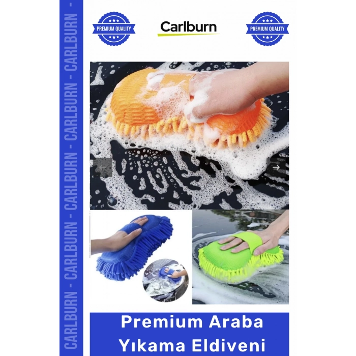 #Eldiven Mikrofiber Çizmez Oto Bakım Lüks Köpüklü Yumuşak Süngerli Premium Araba Yıkama Eldiveni