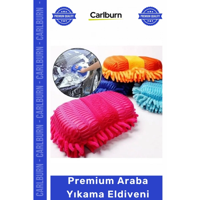 #Eldiven Mikrofiber Çizmez Oto Bakım Lüks Köpüklü Yumuşak Süngerli Premium Araba Yıkama Eldiveni